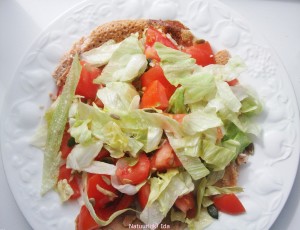 quinoa pannenkoek met salade